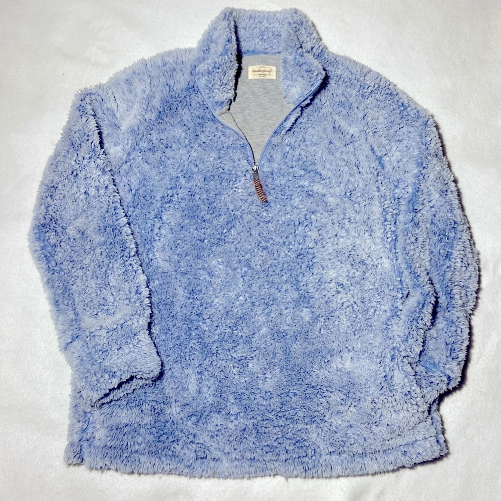 Weatherproof Original Vintage 1/4 Zip Teddy Bear Material Pullover. Large - Picture 1 of 9